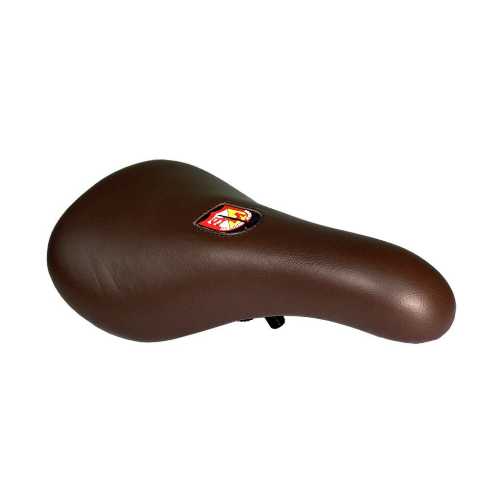 S&M BMX Bike Slim Pivotal Seat – Brown, Durable & Lightweight