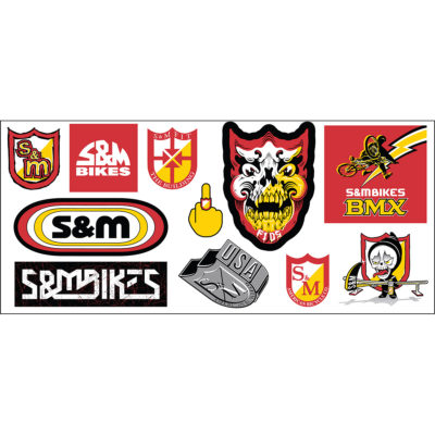 S/&M Speedwagon Frame Decal Set with Fork Decals